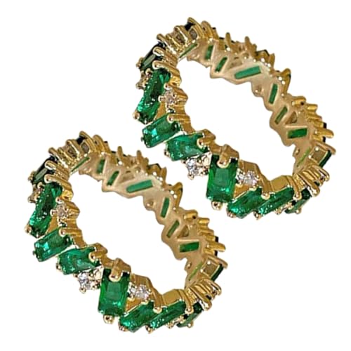 OUNONA 2Stücke Verstellbare Ringe für Damen Eheringe für Verlobung und Besondere Anlässe von OUNONA