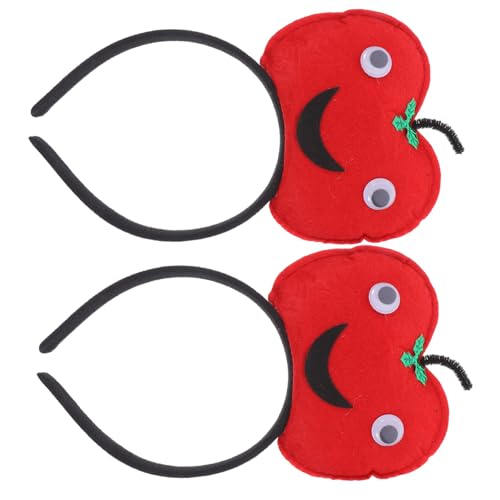 OUNONA 2stücke Apfel-fruchtstirnbänder Aus Polyester Für Partys Festivals Und Cosplay Lustiger Kopfschmuck Mit Apfel-imitation Weich Und Flexibel Als Foto-requisite Für Themenpartys OUNONA 2stücke Apfel-fruchtstirnbänder Aus Polyester Für Partys Festivals Und Cosplay Lustiger Kopfschmuck Mit Apfel-imitation Weich Und Flexibel Als Foto-requisite Für Themenpartys von OUNONA