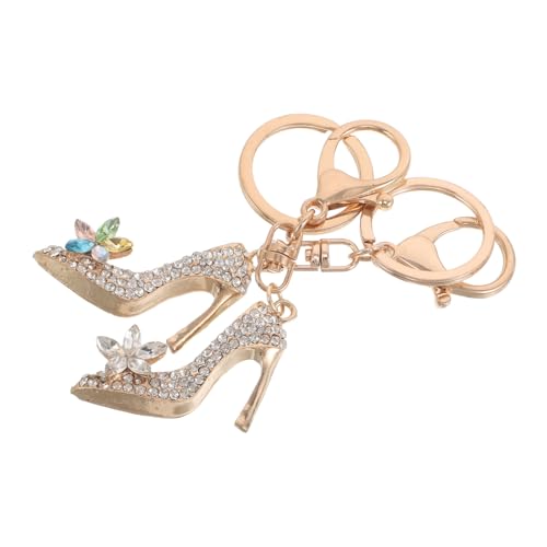 OUNONA 2stücke High Heel Charm Mit Kristall Strass Finish Schuh Anhänger Mit Hakenbefestigung Für Auto Spiegel Tasche Dekoration Robuste Legierungsmaterialien OUNONA 2stücke High Heel Charm Mit Kristall Strass Finish Schuh Anhänger Mit Hakenbefestigung Für Auto Spiegel Tasche Dekoration Robuste Legierungsmaterialien von OUNONA