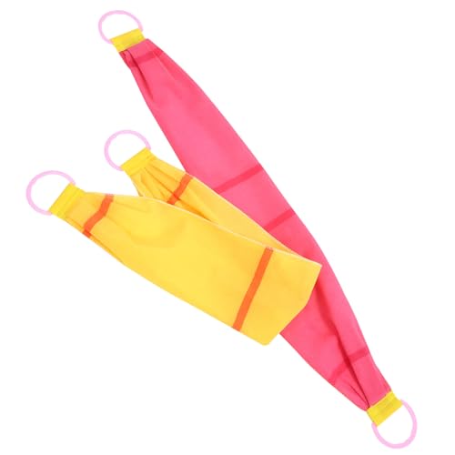 OUNONA 2stücke Körperpeelings Handtuch Mit Griff Für Rücken Peeling Badeschrubber Aus Hautfreundlichen Materialien Peeling-waschlappen Für Duschschrubber Badetuch Zum Entfernen Von Hautsc von OUNONA