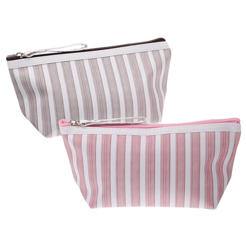 OUNONA 2stücke Kosmetiktasche Mit Druck Reise-kulturtasche Multifunktional Für Damen Mit Reißverschluss Für Make-up Und Reiseaccessoires von OUNONA