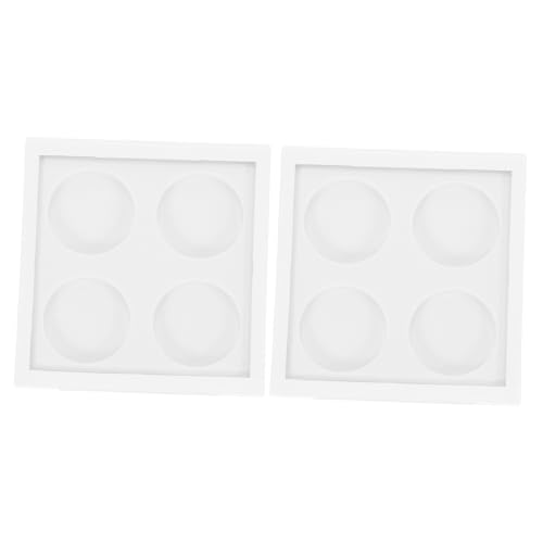 OUNONA 2stücke Lidschattenpalette Leere Box Lidschattenetui Makeup Zubehör Lidschattenbox Lippenstiftetui Kosmetik-organizer Für Lidschatten Puder von OUNONA