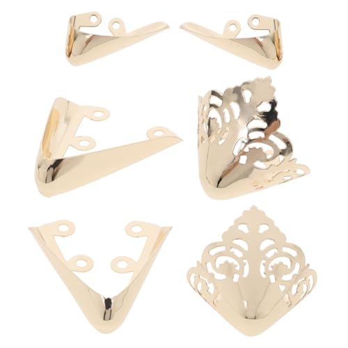 OUNONA 3paare Metall-schuhschutz Für High-heels Zehenschutz-kappen Abdeckungen Für Spitze Ferse Langlebige Schutzkappen Schuhzubehör Für Damen von OUNONA