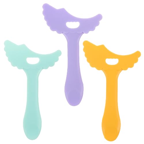 OUNONA 3 Stck Silikon Eyeliner Schablonen Wiederverwendbares Augen Make Up Hilfsmittel für Präzise Anwendung für für Eyeliner und Lidschatten von OUNONA