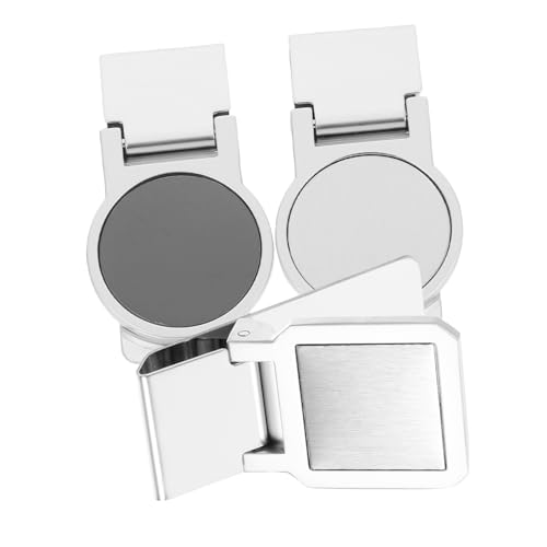 OUNONA Geldklammer 3 Stück Tragbare Geldscheinklammer Metall Geldclip für Herren Praktische Geldaufbewahrung für Schecks Karten Bargeld für Unterwegs von OUNONA