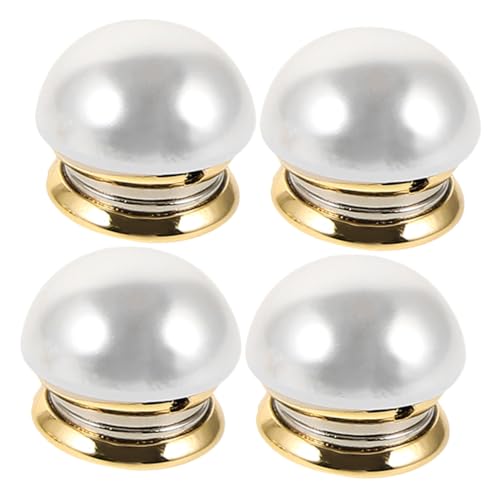 OUNONA 3 Stück Magnetische Broschenknöpfe mit Kunstperle Kein Nähen Schadstofffrei Sicherer Halt durch Vielseitig für Damenpullover Kleider Hemden und Formelle Anlässe Geeignet von OUNONA