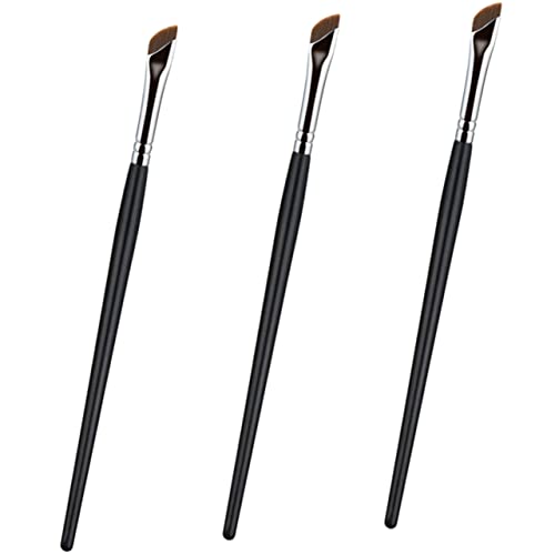 OUNONA 3 Stück Teiliges Augen Make Up Pinselset Präzisions Eyeliner Concealer und Augenbrauenpinsel für Perfekten Look für Reisen und Täglichen Gebrauch von OUNONA