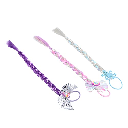 OUNONA 3 Stück Teiliges Haarband mit Zöpfen Handgefertigtes Haarschmuck für Partys Fotos und Tägliche Frisuren Dekoration von OUNONA