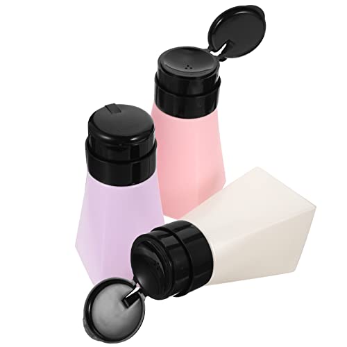 OUNONA 3 Stücke Tragbare Nagellackentferner Flasche mit Pumpfunktion Leere Flüssigkeitsspender für Maniküre Kompakte PP Flaschen für Makeup Entferner Toner und Flüssigkeiten OUNONA 3 Stücke Tragbare Nagellackentferner Flasche mit Pumpfunktion Leere Flüssigkeitsspender für Maniküre Kompakte PP Flaschen für Makeup Entferner Toner und Flüssigkeiten von OUNONA