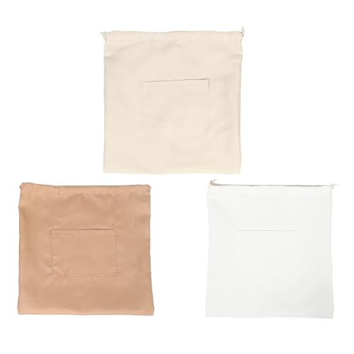OUNONA 3-teiliger Aufbewahrungseinsatz für Handtaschen: Stofffutter mit Kordelzug – Organizer für Beuteltaschen – Innentasche mit Taschen für Geldbörsen, Tragetaschen und Zubehör für von OUNONA