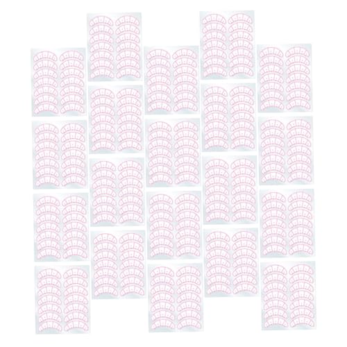OUNONA 30 Blatt Augenpads für Wimpernverlängerung Geklebte Wimpern Positionierungsaufkleber Isolierende Sticker für Professionelle Anwendung und Heimgebrauch mit Pads für Präzise von OUNONA