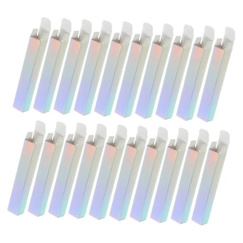 OUNONA 30 Stück Teiliges Lippenstift Verpackungsbox Kleine Lippenpflege Papierboxen mit Spezieller Farbgestaltung Praktische Kosmetikverpackung für Lipgloss Lippenstift Parfum von OUNONA