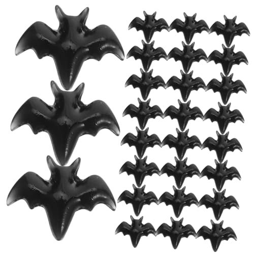 OUNONA 300 Stück Halloween Nagelverzierungen Tiermotive Fledermaus Dunkler Stil Maniküre Zubehör für Frauen Halloween Nagelkunst Party Karneval Cosplay von OUNONA