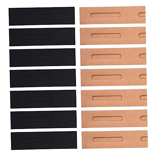 OUNONA 30Stücke Kraftstifthülse aus Papier Faltbare Stiftverpackung mit Fenster für zu Besonderen Anlässen Wie oder Weihnachten Langlebig von OUNONA