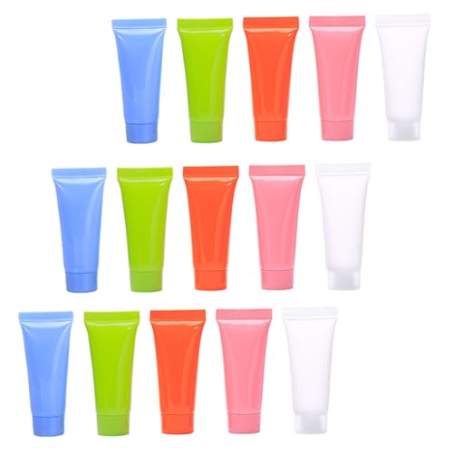 OUNONA 30Stücke Leere Lotion Abgaberohre Nachfüllbare Squeeze Röhrchen Für Handcreme Gesichtswasser Sonnenschutz Und Mehr Für Reisen Und Geschäftsreisen Sicher von OUNONA