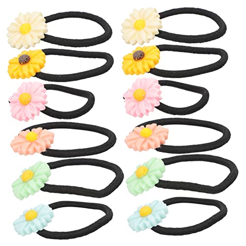 OUNONA 30stücke Elastische Haargummis Blumenhaargummis Blumen-haargummis Für Frauen Und Mädchen Als Haarband Und Haarseil von OUNONA