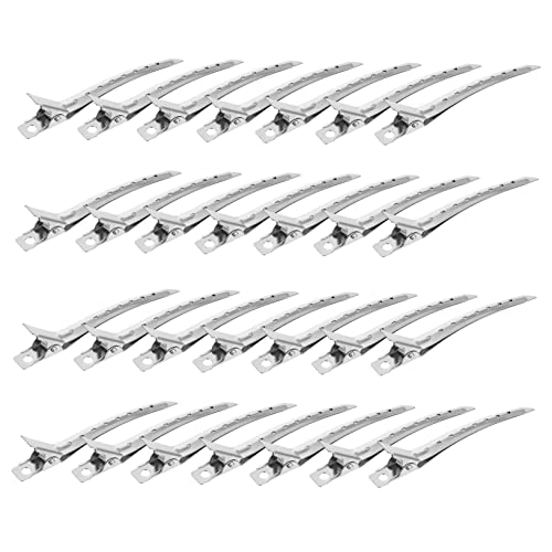 OUNONA 36 Stück Teiliges aus Haarclips Strapazierfähige Entenbill Haarspangen für Damen für Haarabteilung und Frisuren Silber von OUNONA