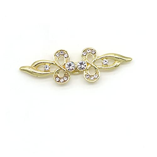 OUNONA 3stücke Edelstahl Strickjacke Clips Schmuck Clips Für Pullover Schal Und Jacken Robuste Stilvolle Verbindungsschnallen Für Kragen Und Bekleidung Gold Silber Schwarz von OUNONA