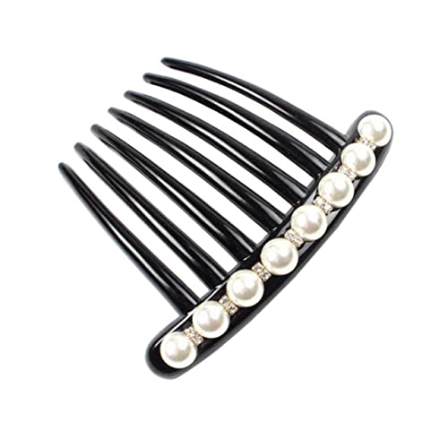 OUNONA 3stücke Perlen-haarnadeln Mit Kristallen Rutschfeste Haarkämme Kopfschmuck Für Frauen Und Mädchen Mode Haarschmuck Für Hochzeit Und Abendessen von OUNONA
