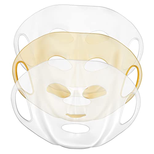 OUNONA 3stücke Silikon-gesichtsmaskenabdeckung Wiederverwendbar Mit Ohrbügel Für Feuchtigkeitsmaske Gesichtsmaske Schönheitsmaske von OUNONA