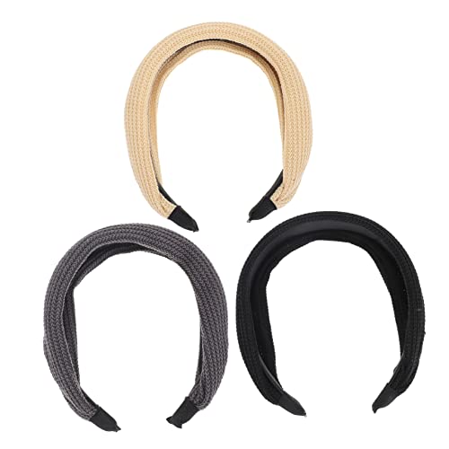 OUNONA 3stücke Stirnband Vintage Breit Winter Kopfbedeckung Schlichtes Haarband Dekor Mädchen Haarfixierwerkzeug OUNONA 3stücke Stirnband Vintage Breit Winter Kopfbedeckung Schlichtes Haarband Dekor Mädchen Haarfixierwerkzeug von OUNONA