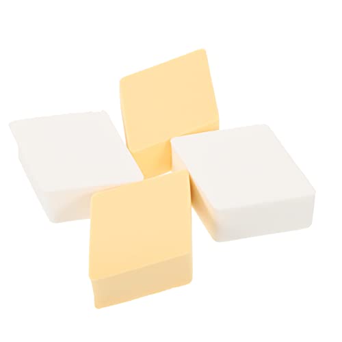 OUNONA 4 Stück Herzförmige Makeup Schwämme Nicht Latexfrei für Foundation Concealer und Highlighter zur Haut Applikation Mit Aufbewahrungsbox von OUNONA