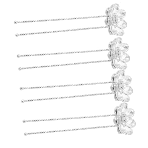 OUNONA 4 Stück Hochzeits Haarnadeln für Braut Teiliges mit Blumen Rhinestone Eleganter Haarschmuck für Hochzeitsfrisuren Vielseitige Haarspangen für Damen OUNONA 4 Stück Hochzeits Haarnadeln für Braut Teiliges mit Blumen Rhinestone Eleganter Haarschmuck für Hochzeitsfrisuren Vielseitige Haarspangen für Damen von OUNONA