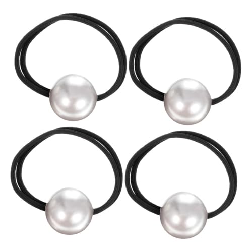 OUNONA 4 Stück Perlen Haargummis Elastische Haarbänder für Damen und Mädchen Dekorative Haarschmuck Accessoires für Hochzeiten Partys und Alltag OUNONA 4 Stück Perlen Haargummis Elastische Haarbänder für Damen und Mädchen Dekorative Haarschmuck Accessoires für Hochzeiten Partys und Alltag von OUNONA