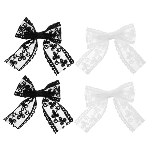 OUNONA 4 Stück Teiliges Damen Haarschmuck mit Spitzen Schleifen Vielseitige Haarklammern für Schnellen Stilwechsel Hochwertige Verarbeitung als für Looks OUNONA 4 Stück Teiliges Damen Haarschmuck mit Spitzen Schleifen Vielseitige Haarklammern für Schnellen Stilwechsel Hochwertige Verarbeitung als für Looks von OUNONA