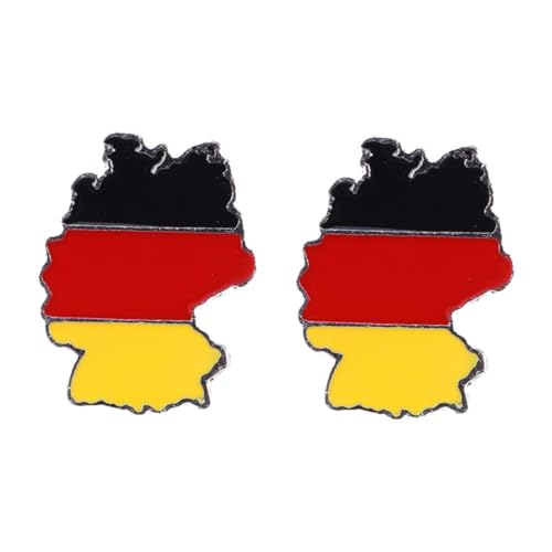 OUNONA 4 Stück Teiliges Legierungs Broschen mit Flaggenmotiv Dekorative Anstecknadeln für Damenkleidung Vielseitige Brustnadeln für Kleider Pullover Jacken und Festliche Anlässe von OUNONA
