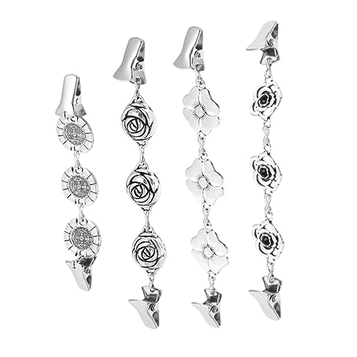 OUNONA 4 Stück Teiliges Multifunktionale Pullover Clips Legierung Damen Schal Clips für Cardigans Strickjacken und Leichte Jacken Dekorative Verschlüsse für OUNONA 4 Stück Teiliges Multifunktionale Pullover Clips Legierung Damen Schal Clips für Cardigans Strickjacken und Leichte Jacken Dekorative Verschlüsse für von OUNONA