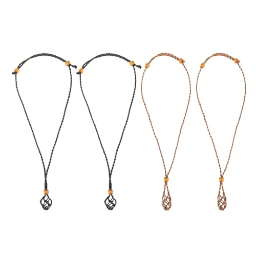 OUNONA 4 Stück Verstellbare Kordel für Netzsteinhänger für DIY Schmuck Geeignet für Kristalle und Edelsteine Langlebig und Hautfreundlich für Kreative OUNONA 4 Stück Verstellbare Kordel für Netzsteinhänger für DIY Schmuck Geeignet für Kristalle und Edelsteine Langlebig und Hautfreundlich für Kreative von OUNONA