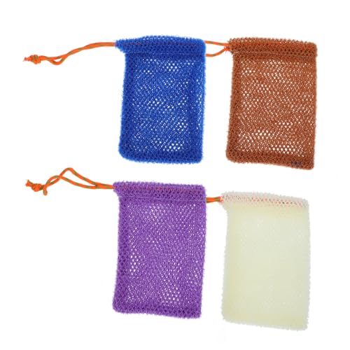 OUNONA 4stücke Peeling-handtuch Für Badewanne Duschreiniger Für Heimgebrauch Komfortables Badetuch Badehautschrubber Für Haushalt Bequemes Duschtuch von OUNONA