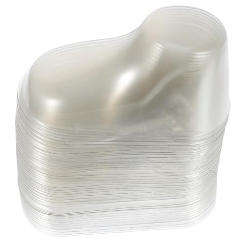 OUNONA 40 Stück Teiliges Babyfüße Display Transparente PVC Schuhhalter für Babysocken und Kleinkindschuhe Formstabiler Schuhspanner um Schuhe vor Falten zu Schützen für Ladenauslage und von OUNONA