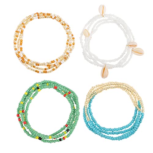 OUNONA 4stücke Taillenperlen Strand-taillenperlenkette Sommer-körperketten Für Frauen Bikini-accessoires Bunte Perlen Kette Taillenperlenkette Strand-taillenperlen Sommer-körperketten OUNONA 4stücke Taillenperlen Strand-taillenperlenkette Sommer-körperketten Für Frauen Bikini-accessoires Bunte Perlen Kette Taillenperlenkette Strand-taillenperlen Sommer-körperketten von OUNONA