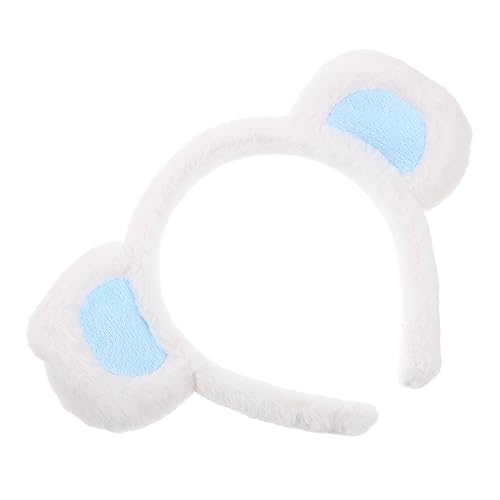 OUNONA 4Stücke Teiliges Bärenohren Stirnband für Damen Flauschige Haarbänder im Cartoon Stil für Partys Cosplay Geburtstagsfeiern und Festivals aus Strapazierfähigem von OUNONA