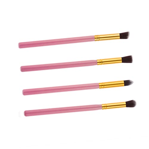 OUNONA 4stücke Lidschattenpinsel-set Make-up-pinsel-set Augen-make-up-pinsel-set Kosmetik-set Set Mit Weichem Pferdehaar Tragbares Design Für Reisen Werkzeug Für Lidschatten Foundation von OUNONA