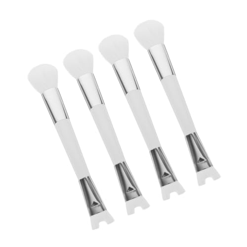 OUNONA 4Stücke Teiliges Nasenkonturpinsel Doppelseitige Make Up Pinsel für Präzises Contouring und Highlighting für Tragbar und Multifunktional für Blush Lidschatten von OUNONA