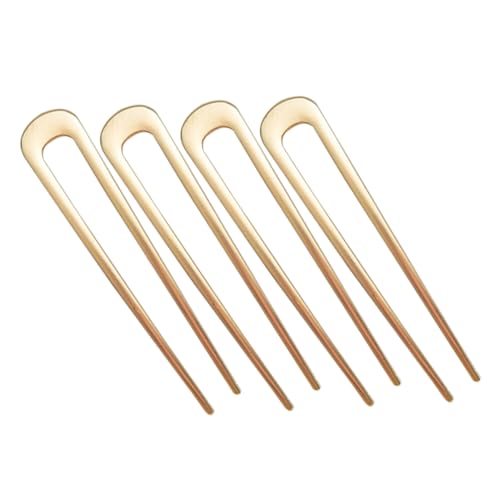 OUNONA 4stücke U-förmige Haarnadel Mit Schleifendekor Vintage-haarnadel Für Frauen Und Mädchen Haarschmuck Für Party Und Alltag Einfach Zu Verwenden Haar Festzuhalten von OUNONA