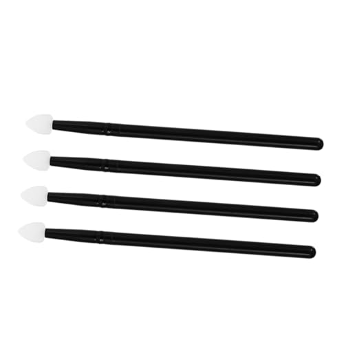 OUNONA 4pcs Lidschatten -applikatorstäbe Soft Make -up Pinsel Pinsel Lidschatten -applikatorsticks Für Eine Gleichmäßige Anwendung Für Reise -make -up -zubehör von OUNONA