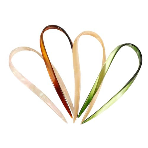 OUNONA 4stücke Französische Haarnadeln U-form Haarknotenstäbe Minimalistische Haar-accessoires Für Frauen Mädchen Hochsteckfrisuren von OUNONA