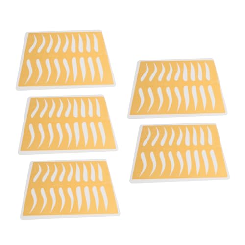 OUNONA 5 Stück Teiliges Professionelle Übungshaut für Tattoo und Microblading Realistische Hautähnliche Oberfläche für Salon Praxis und Anfänger Geeignet für Augenbrauen und Eyeliner von OUNONA