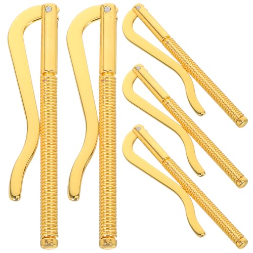 OUNONA 5-teilige Geldklammer: Geldklammer aus Metall mit Feder zur Herstellung von Geldbörsen – Ersatz für Kartenhalter aus Legierung für zweifach gefaltete Geldbörsen von OUNONA