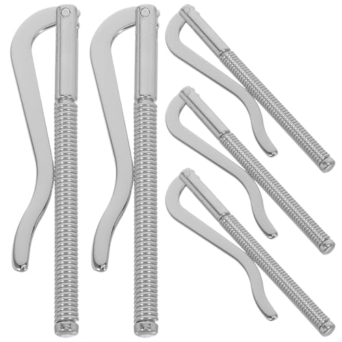 OUNONA 5-teilige Geldklammer: Geldklammer aus Metall mit Feder zur Herstellung von Geldbörsen – Ersatz für Kartenhalter aus Legierung für zweifach gefaltete Geldbörsen von OUNONA