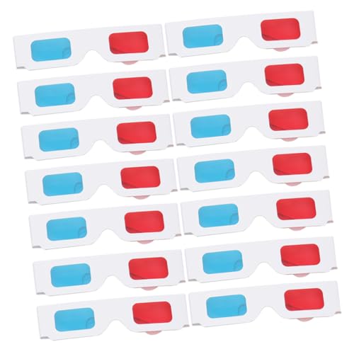 OUNONA 50 Stück Anaglyph Pappbrillen für Filme und Spiele Rote blaue Linsen Leichte Kartonbrillen für Erwachsene Tragbar für Filmabend Camping und Reisen OUNONA 50 Stück Anaglyph Pappbrillen für Filme und Spiele Rote blaue Linsen Leichte Kartonbrillen für Erwachsene Tragbar für Filmabend Camping und Reisen von OUNONA