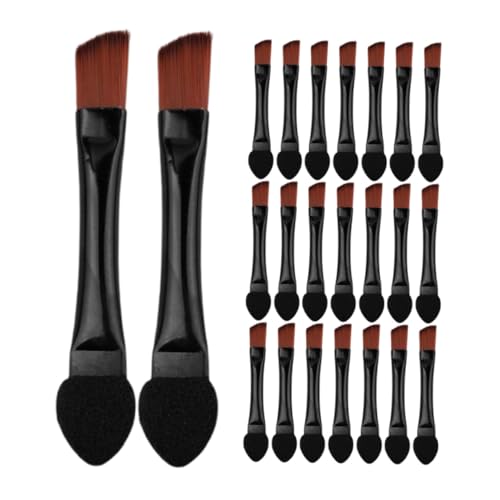 OUNONA 50 Stück Doppelseitiger Augenbrauenpinsel mit Schrägem Design Vielseitiger Tragbarer Make Up für Präzises Formen Füllen und Verblenden von Augenbrauen und Lidschatten von OUNONA