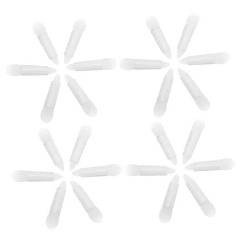 OUNONA 50stücke -lippenpinsel Mit Runder Kopf Applikator Für Lidschatten Make-up-tool Für Creme Lidschatten Und Lippenstift Reise-beauty-tool Transparent von OUNONA