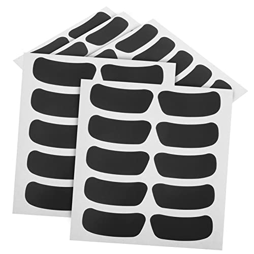OUNONA 50 Blatt Sportliche Augenstreifen Tragbare Multifunktions Fan Aufkleber Atmungsaktive Gesichtsaufkleber für Baseball und Fußball für Leere Gesichtsmasken für Spiele von OUNONA