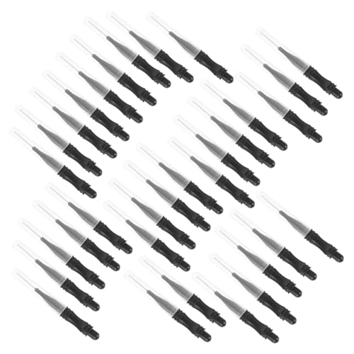 OUNONA 50stücke Augenbrauenliftingbürste Mit Kappe Wimpernbürste Für Augen-make-up Brauenbürste Aus Robustem Material Mascara-stäbchen Zur Wimperntrennung Augenbrauenpinsel Für von OUNONA