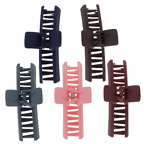 OUNONA 5stücke Große Haarklammer Haarspange Haarklammer Für Frauen Acryl Klemme Haar Klaue Clips Zum Baden Reisen Für Verschiedene Frisuren von OUNONA